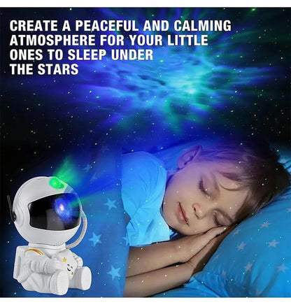 【Christmas Gift】Astronaut Galaxy Star Projector Starry Night Light - Starry Nebula Ceiling Projection Lamp with 8 Modes, Remote and 360° Adjustable, Gift for Kids Adults for Bedroom Decor Aesthetic USB Rechargeable