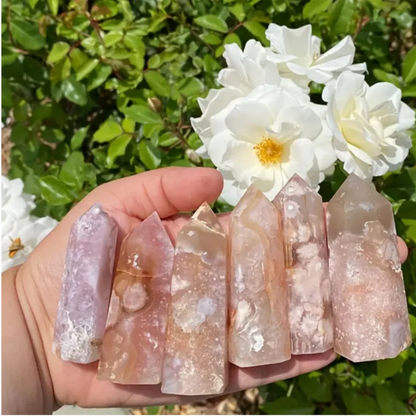 Natural rose hermosa crystal