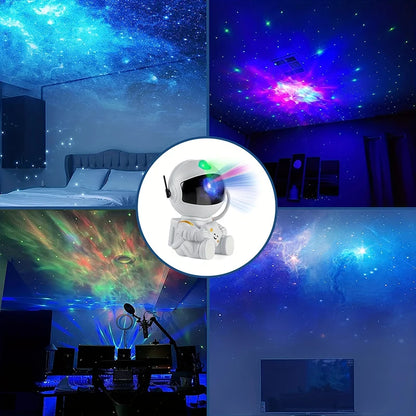 Galaxy projector night light astronaut