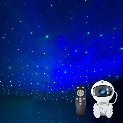 Galaxy projector night light astronaut