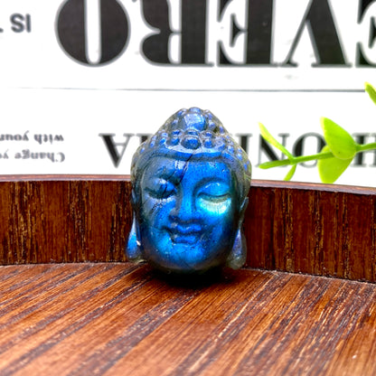 Labradorite Buddha head