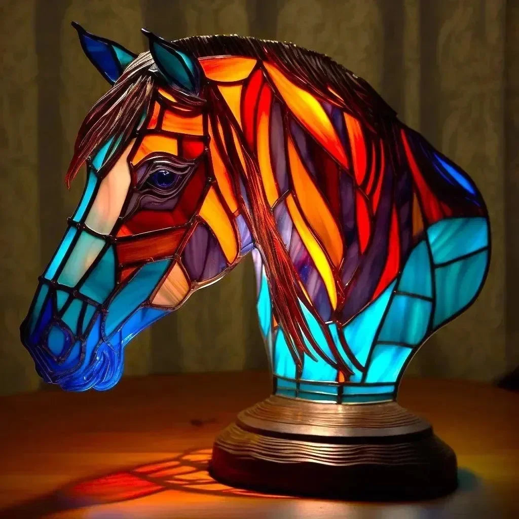 Colourful animal night lamp