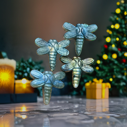 Natural labradorite Dragonfly